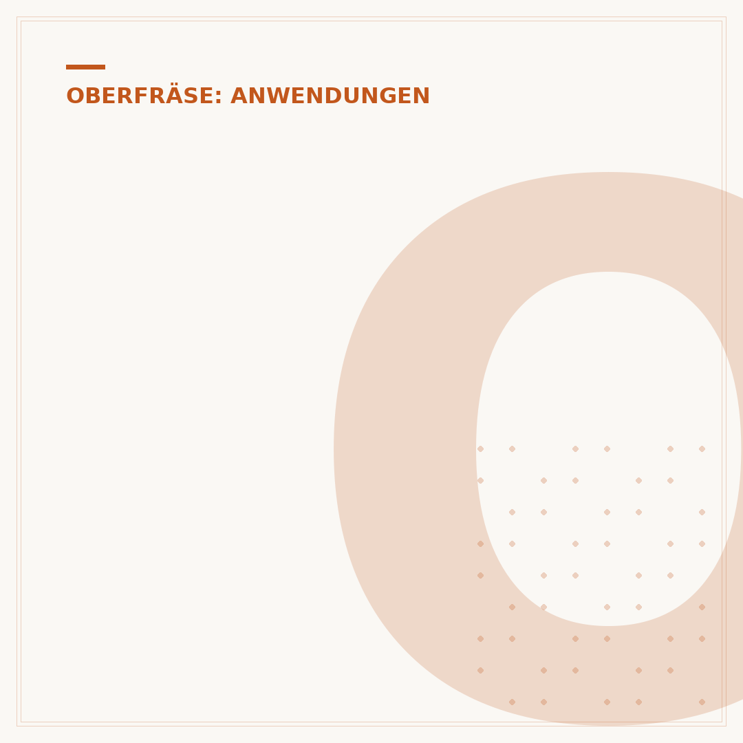 Oberfräse Tisch