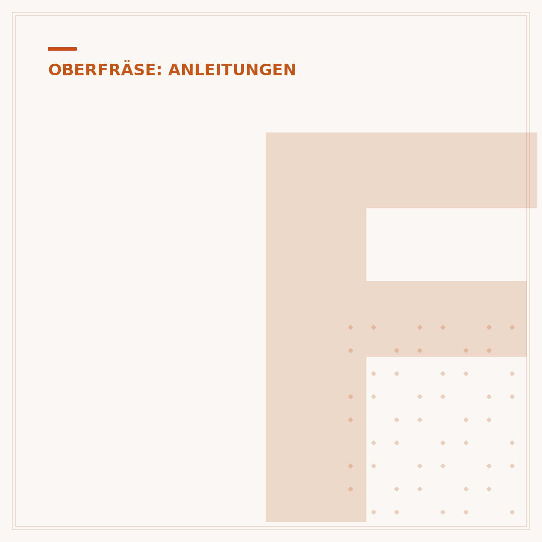 Fräser der Oberfräse wechseln