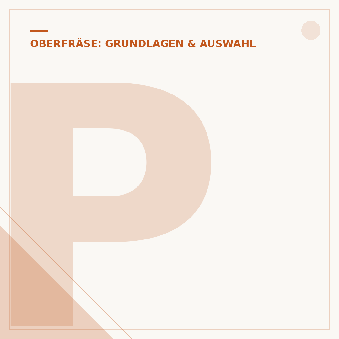 Parallelanschlag der Oberfräse staubfrei halten