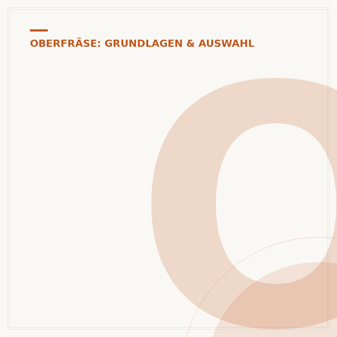 Oberfräse: Grundlagen, Anwendung und Auswahl für Heimwerker