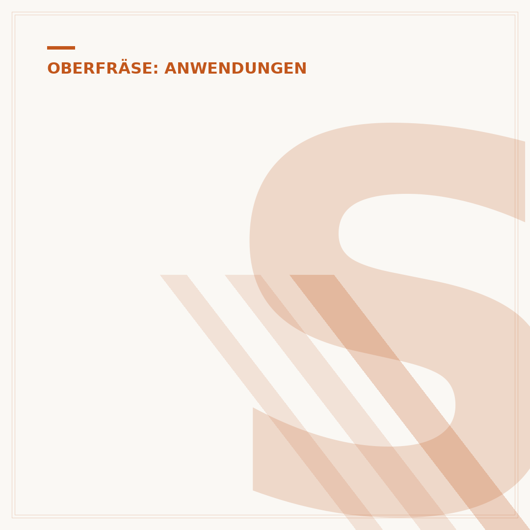 Spannzange der Oberfräse: 8 mm oder 6 mm