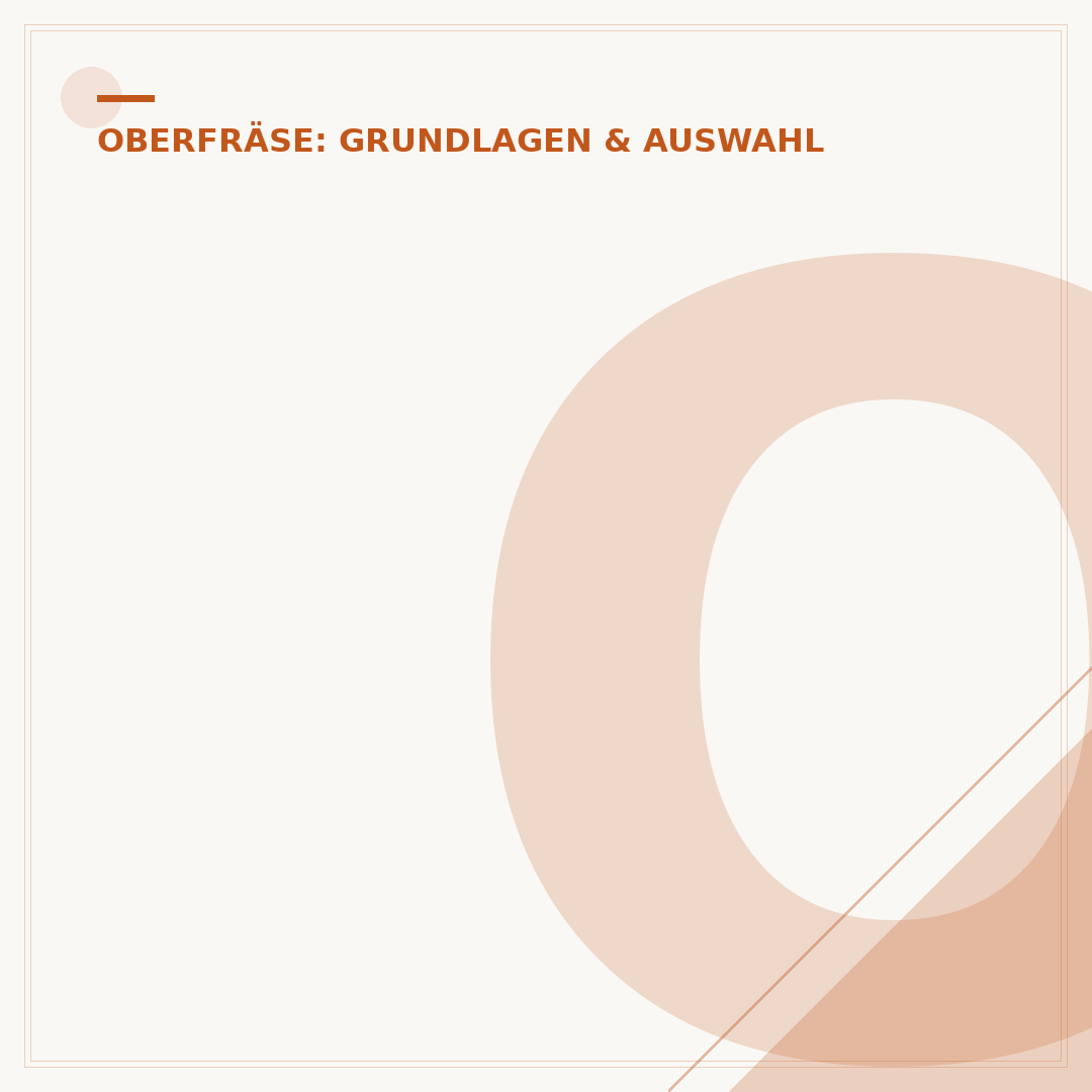 Oberfräse Test: Vergleich, Kaufkriterien & Praxistipps