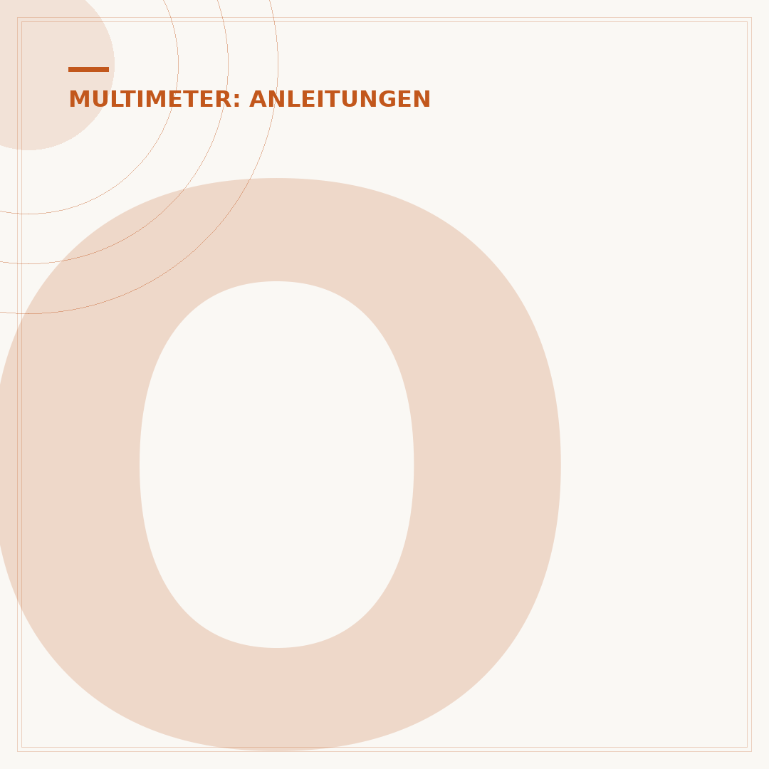 Ohm mit Multimeter messen