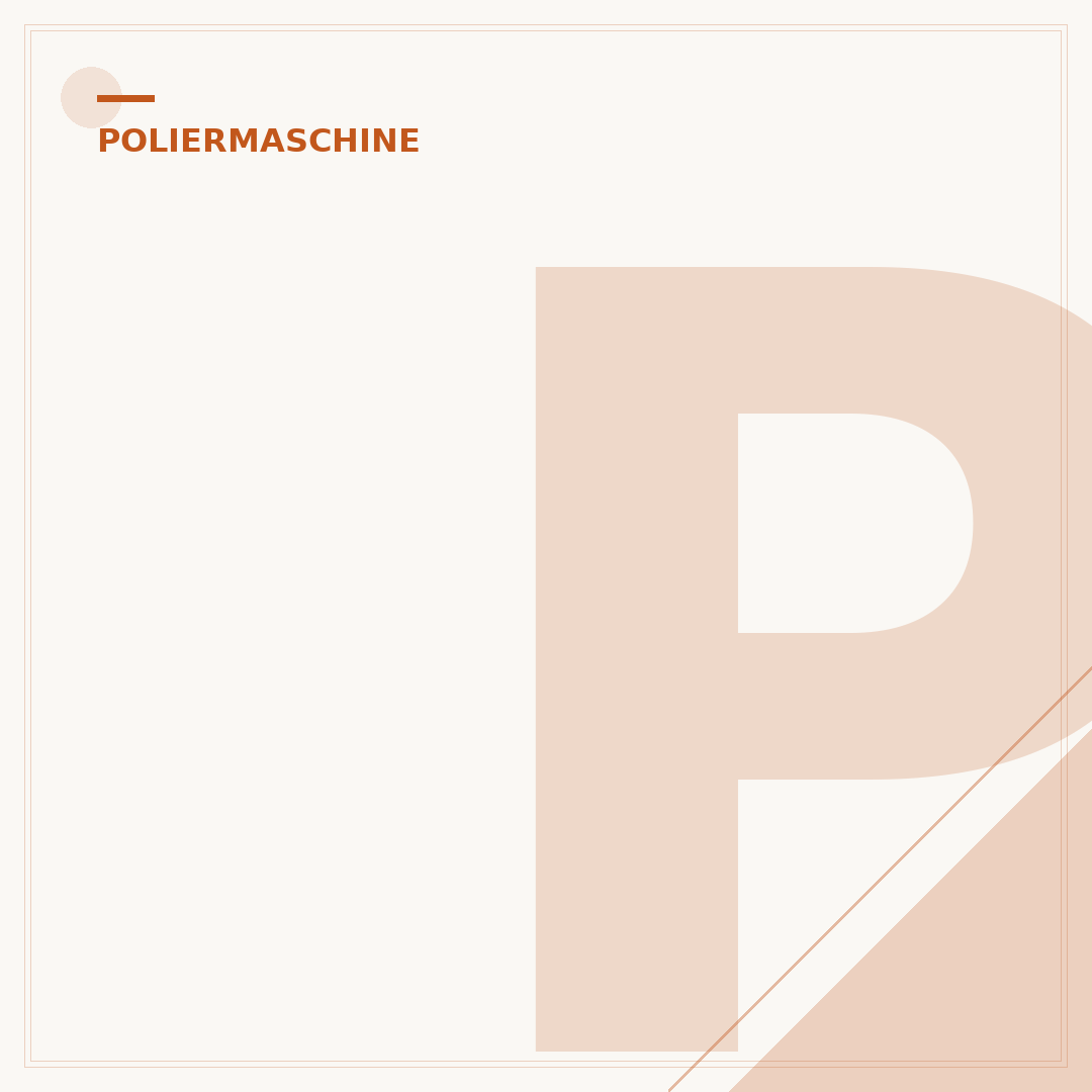 Poliermaschine Zubehör: Auswahl, Anwendung und Pflege