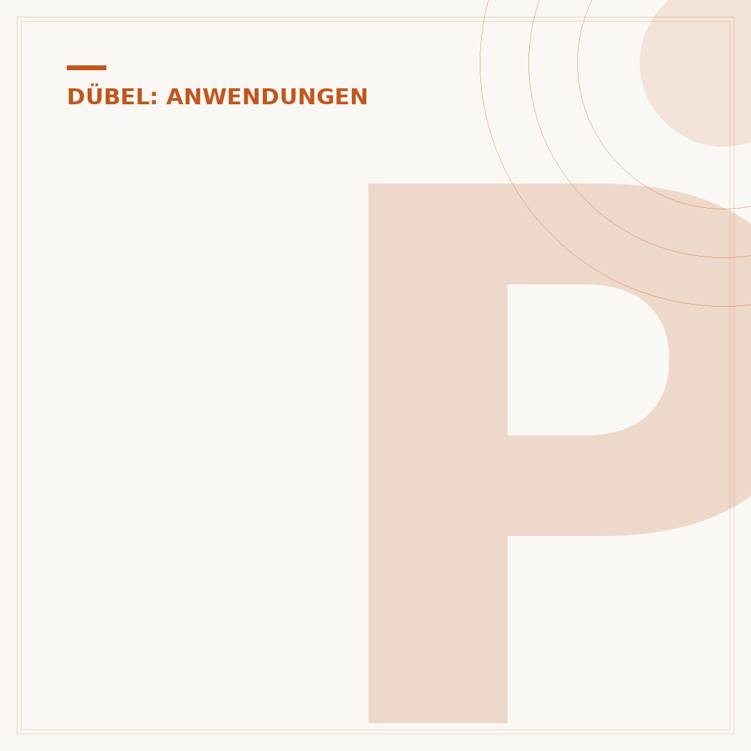 Porenbeton-Dübel