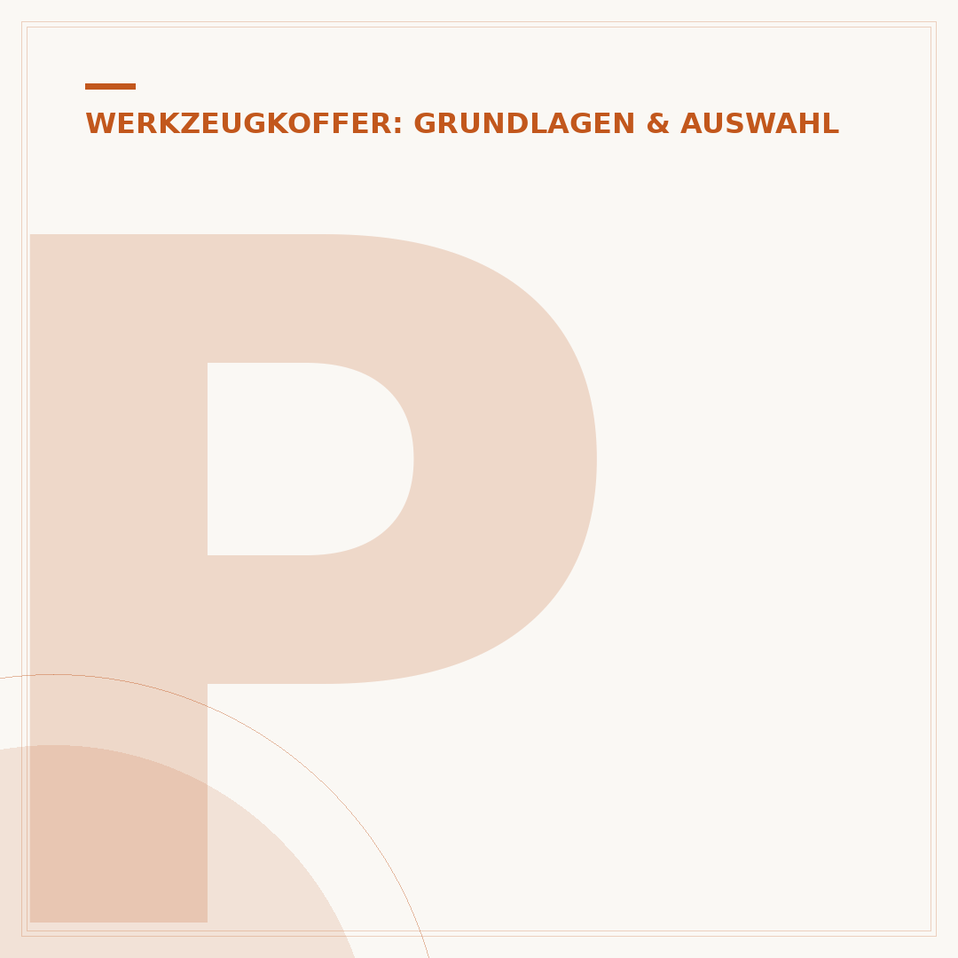 Primaster Werkzeugkoffer: Auswahl, Materialien & Details
