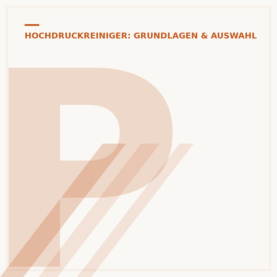 Professionelle Hochdruckreiniger