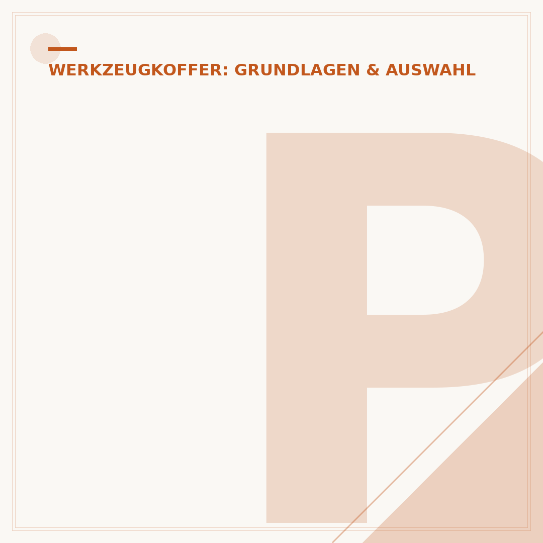 Profi-Werkzeugkoffer leer