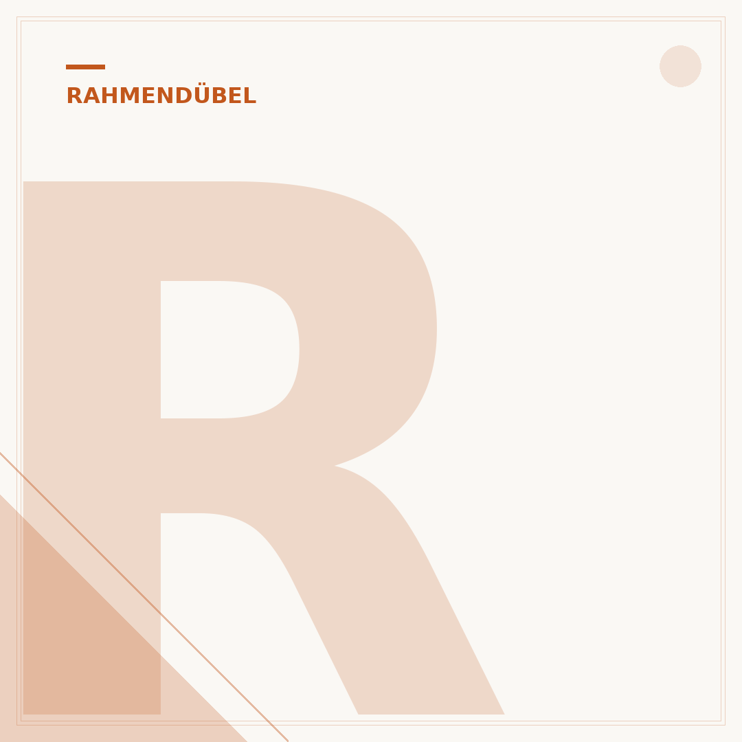 Rahmendübel aus der Wand entfernen: Werkzeuge & Methoden