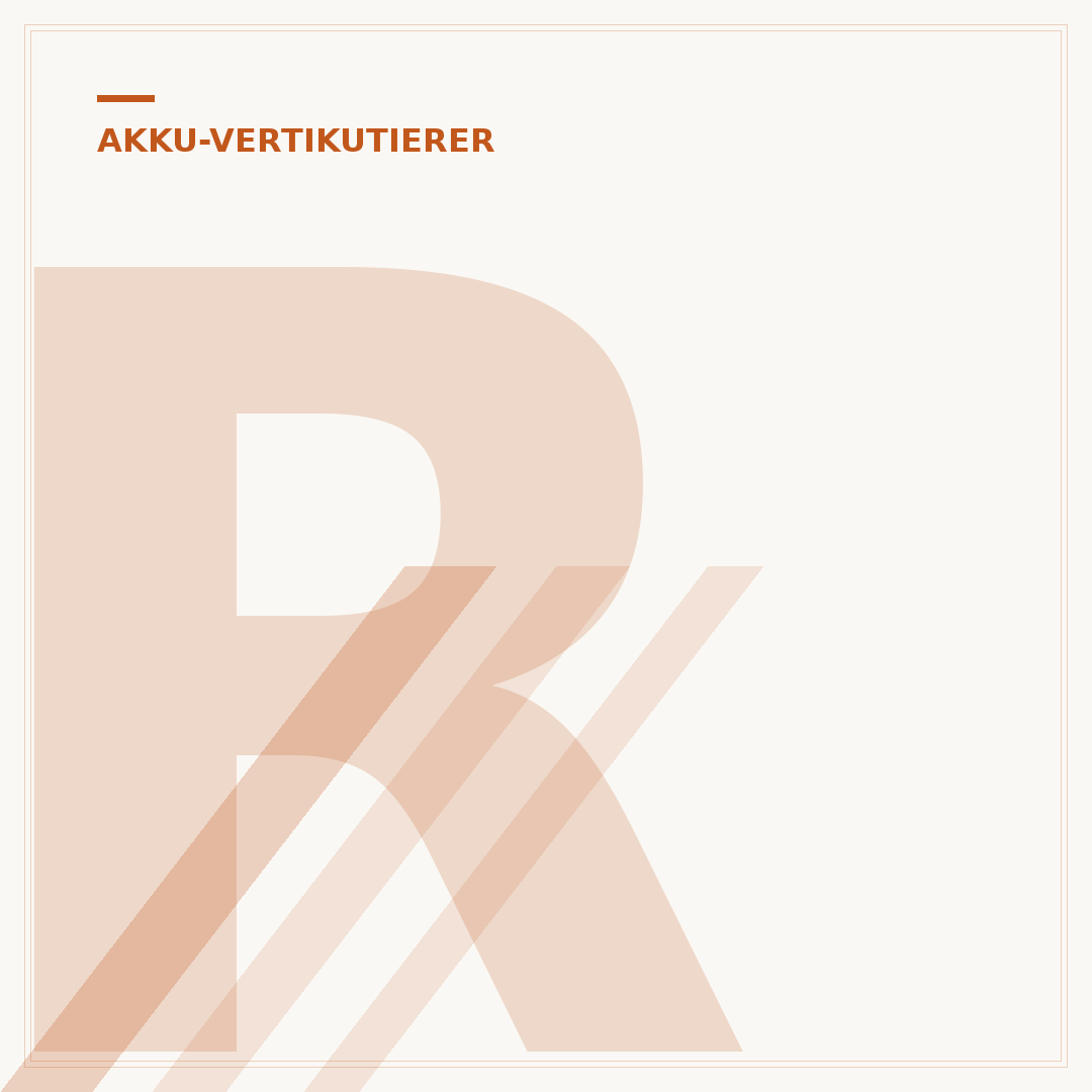 Rasen-Vertikutierer mit Akku