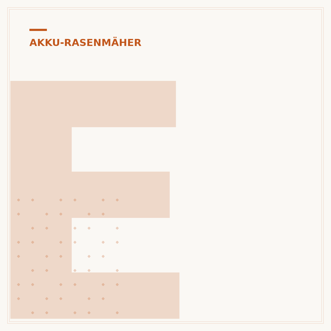 Elektro-Akku-Rasenmäher