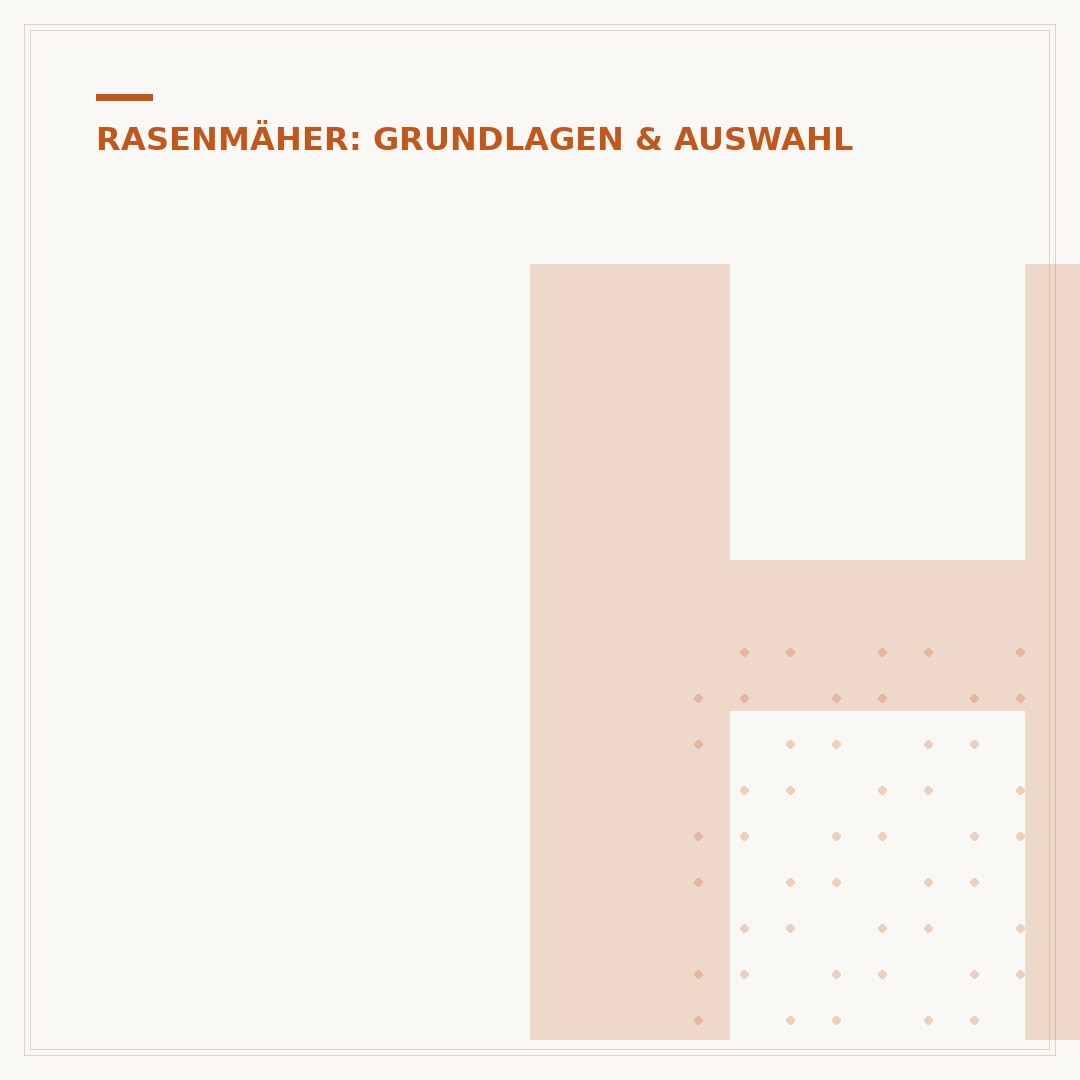 Höhenverstellung des Rasenmähers