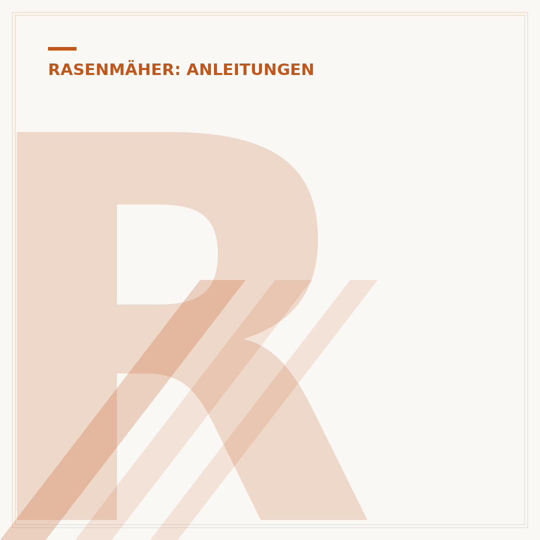 Rasenmäher-Messer ausbauen