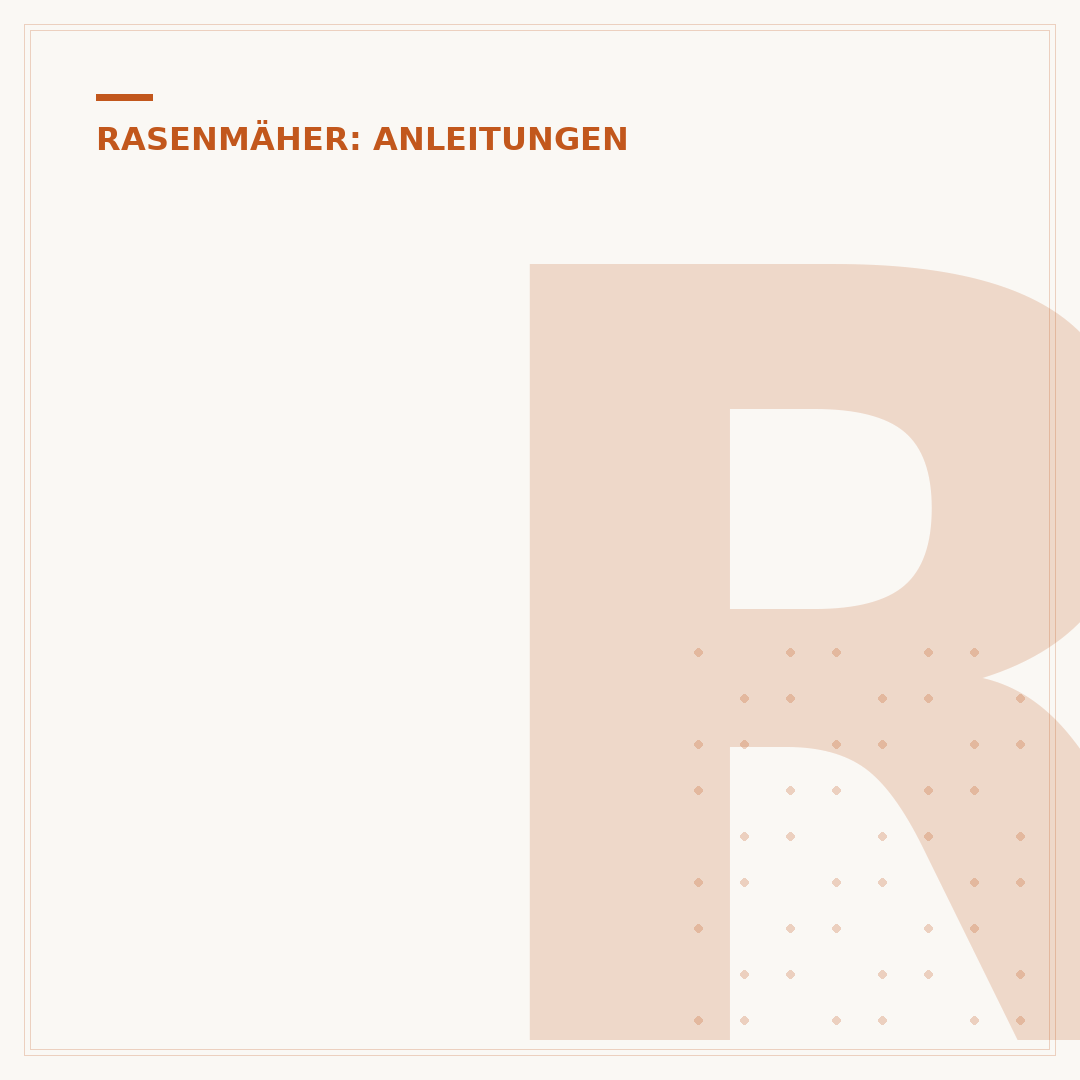 Rasenmäher-Messer ohne Ausbau schärfen