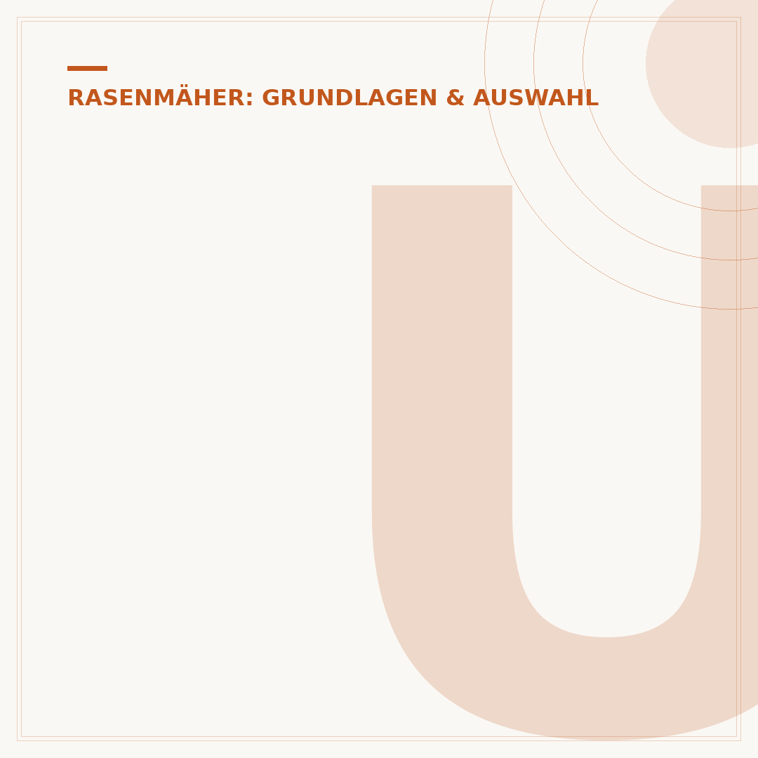 Ungleichmäßiges Schnittbild des Rasenmähers