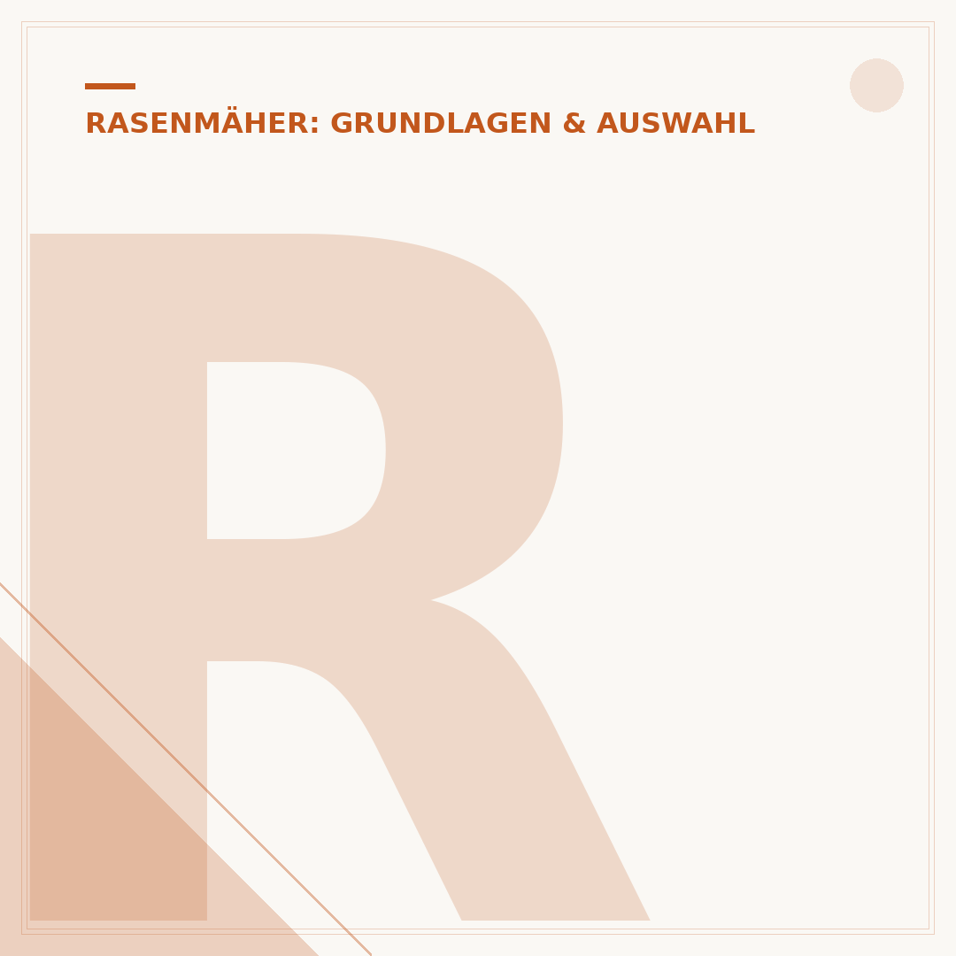 Rasenmäher Breite: Worauf Sie achten sollten