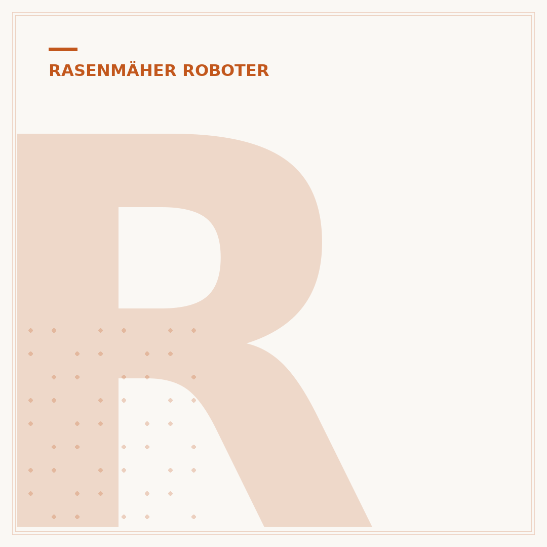 Rasenmäher-Roboter ohne Kabel