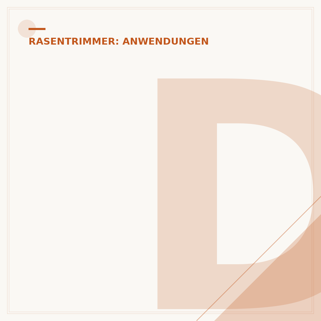 Draht für Rasentrimmer