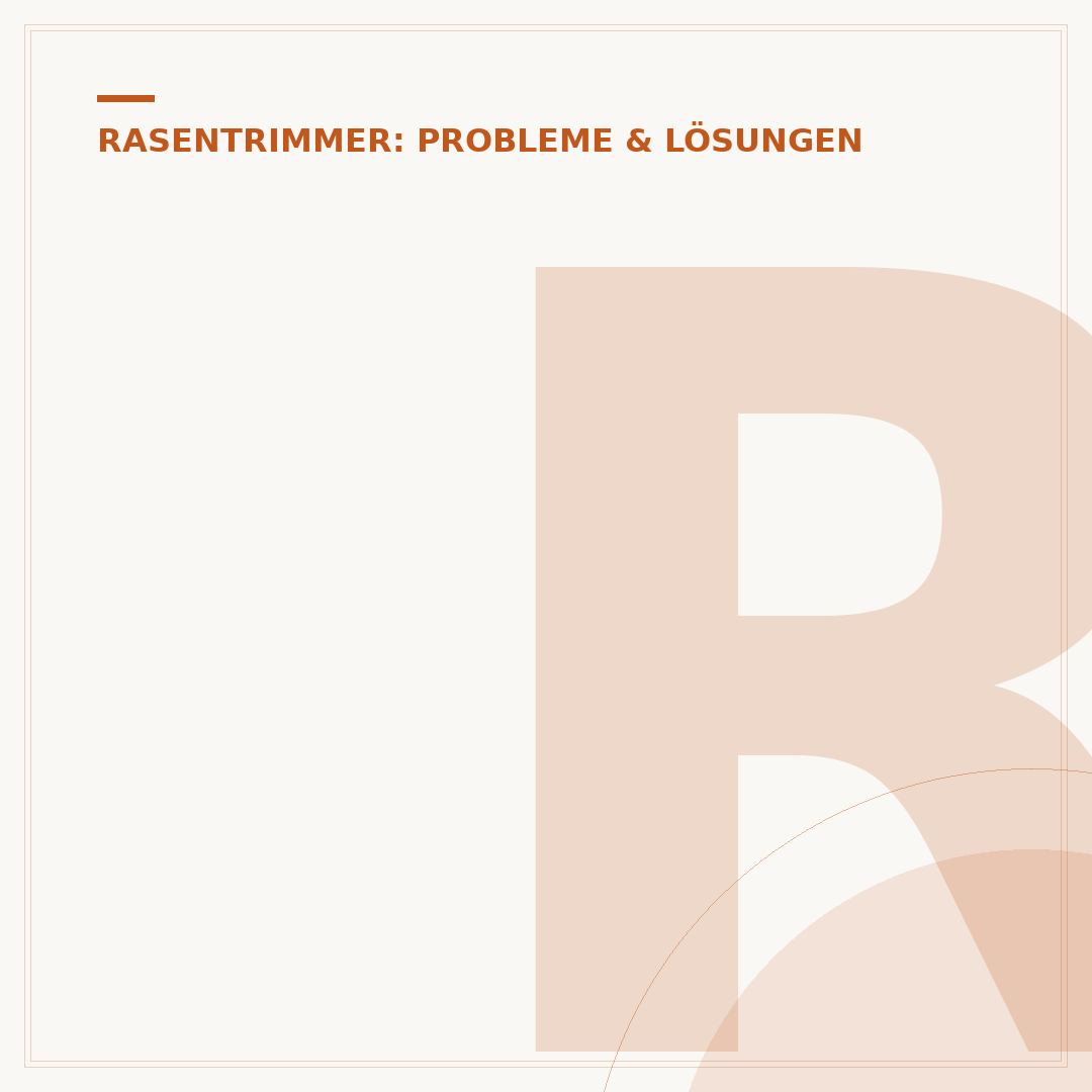 Rasentrimmer Faden Reißt Ständig: Ursachen & Lösungen