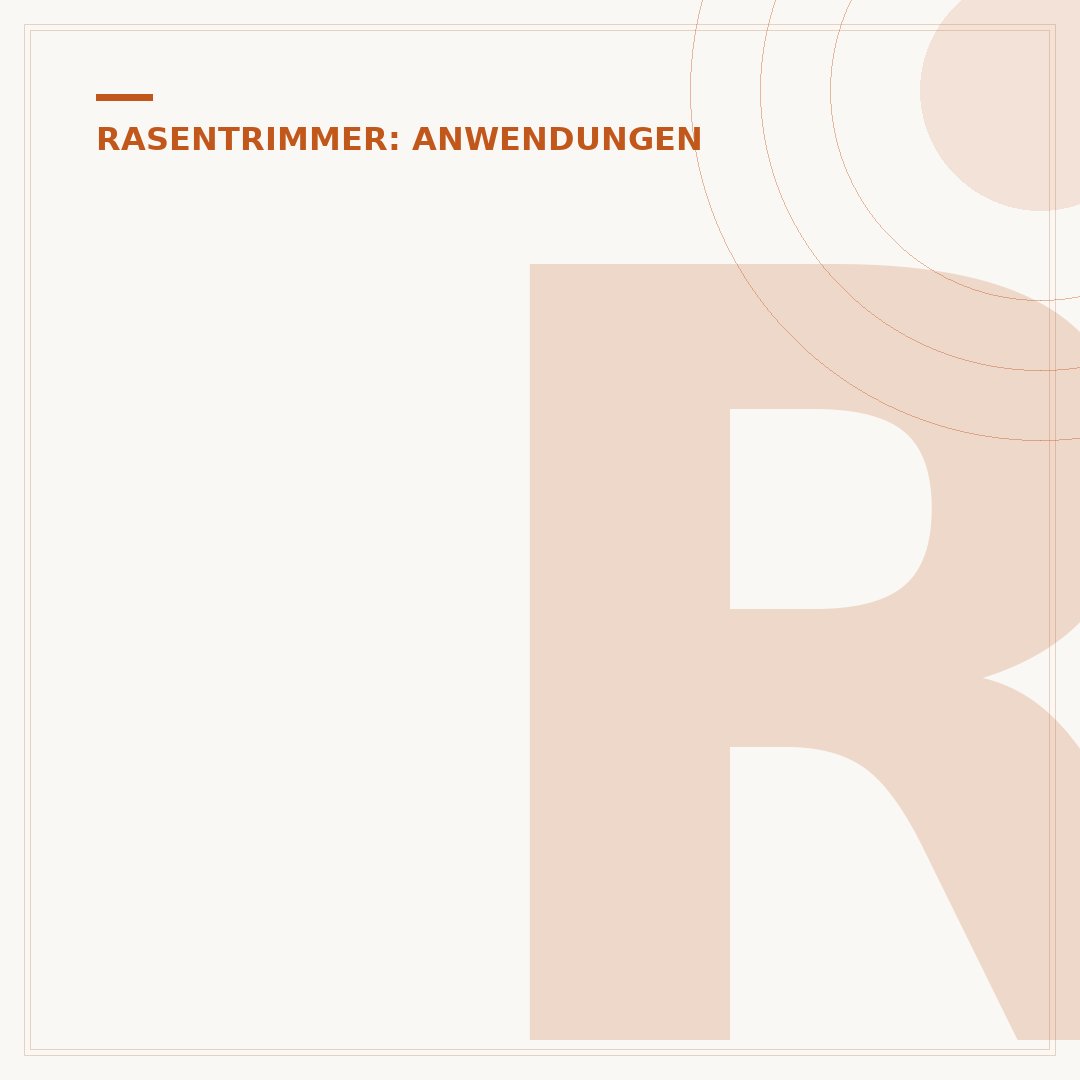 Rasentrimmer für hohes Gras: Auswahl & Leistung