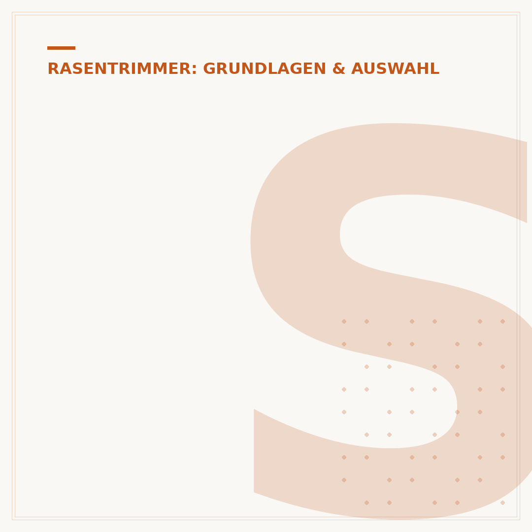 Spritzschutz für Rasentrimmer und Kantenschnitt