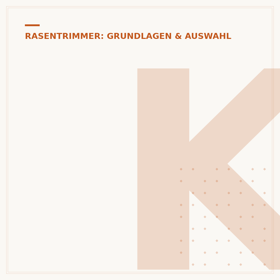 Kleine Rasentrimmer: Kompakte Power für Ihren Garten