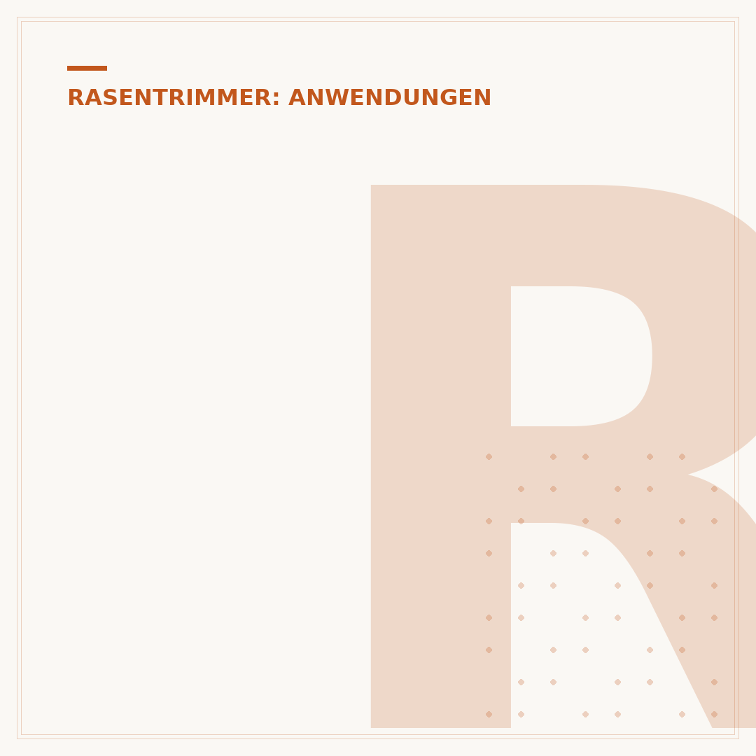 Rasentrimmer mit Kunststoffmesser: Vorteile & Nachteile