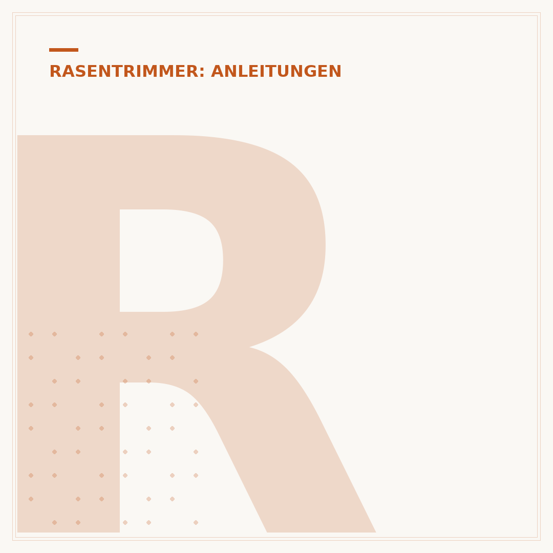 Rasentrimmer Spule von Hand aufwickeln: So geht's