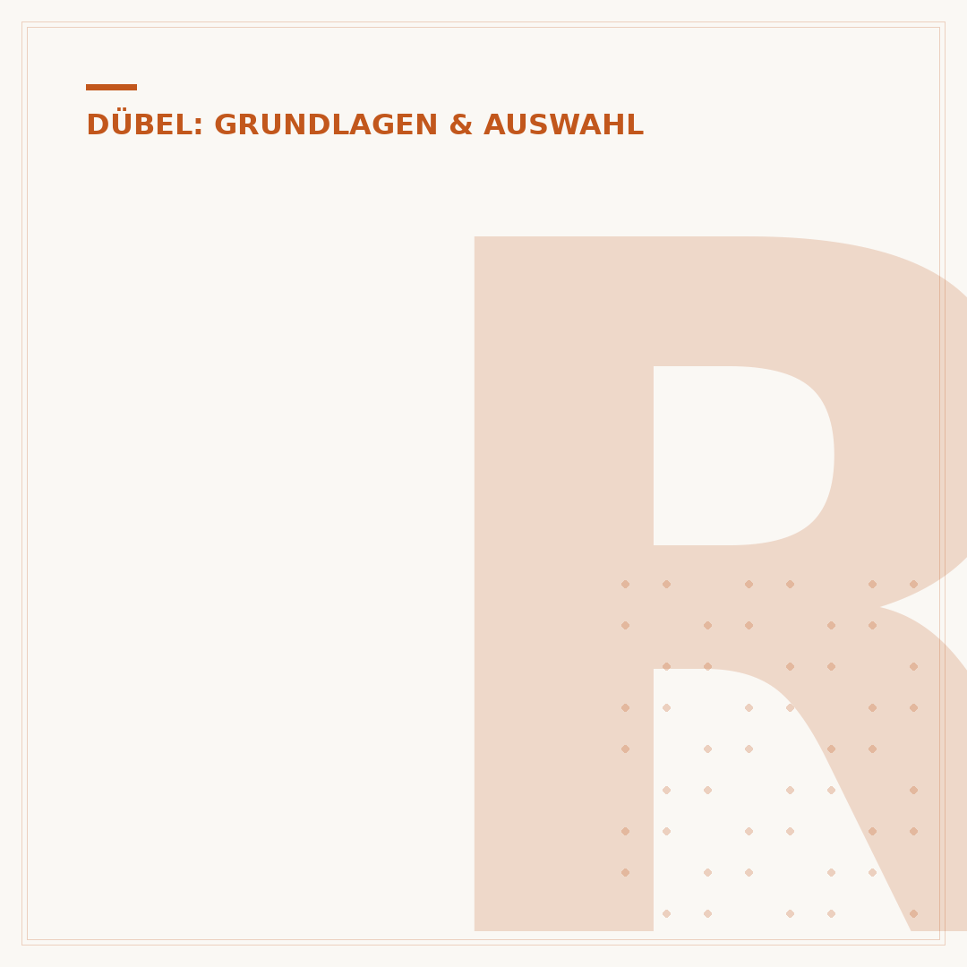 Regibs-Dübel