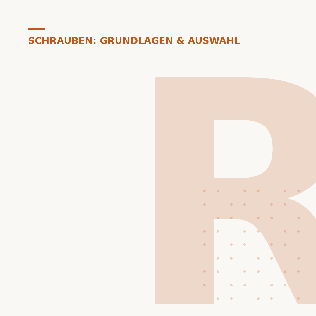 Restposten Schrauben