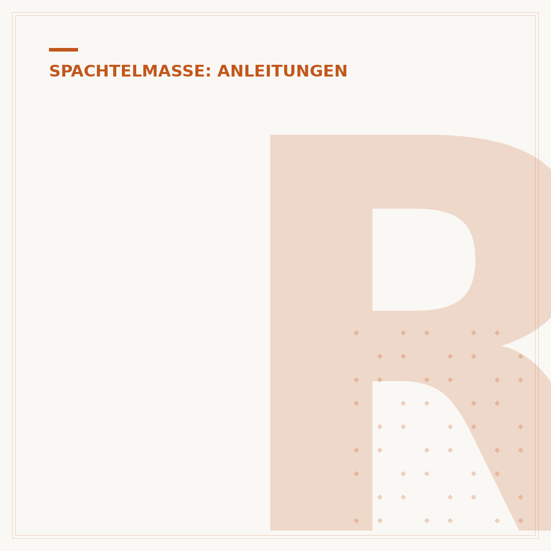 Risse in der Wand innen reparieren