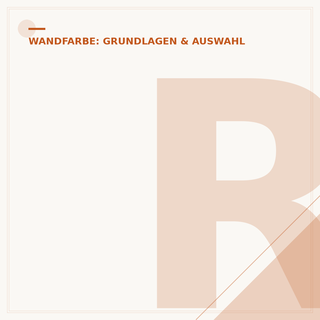 Roller für Wandfarbe: Optimale Anwendung und Auswahl