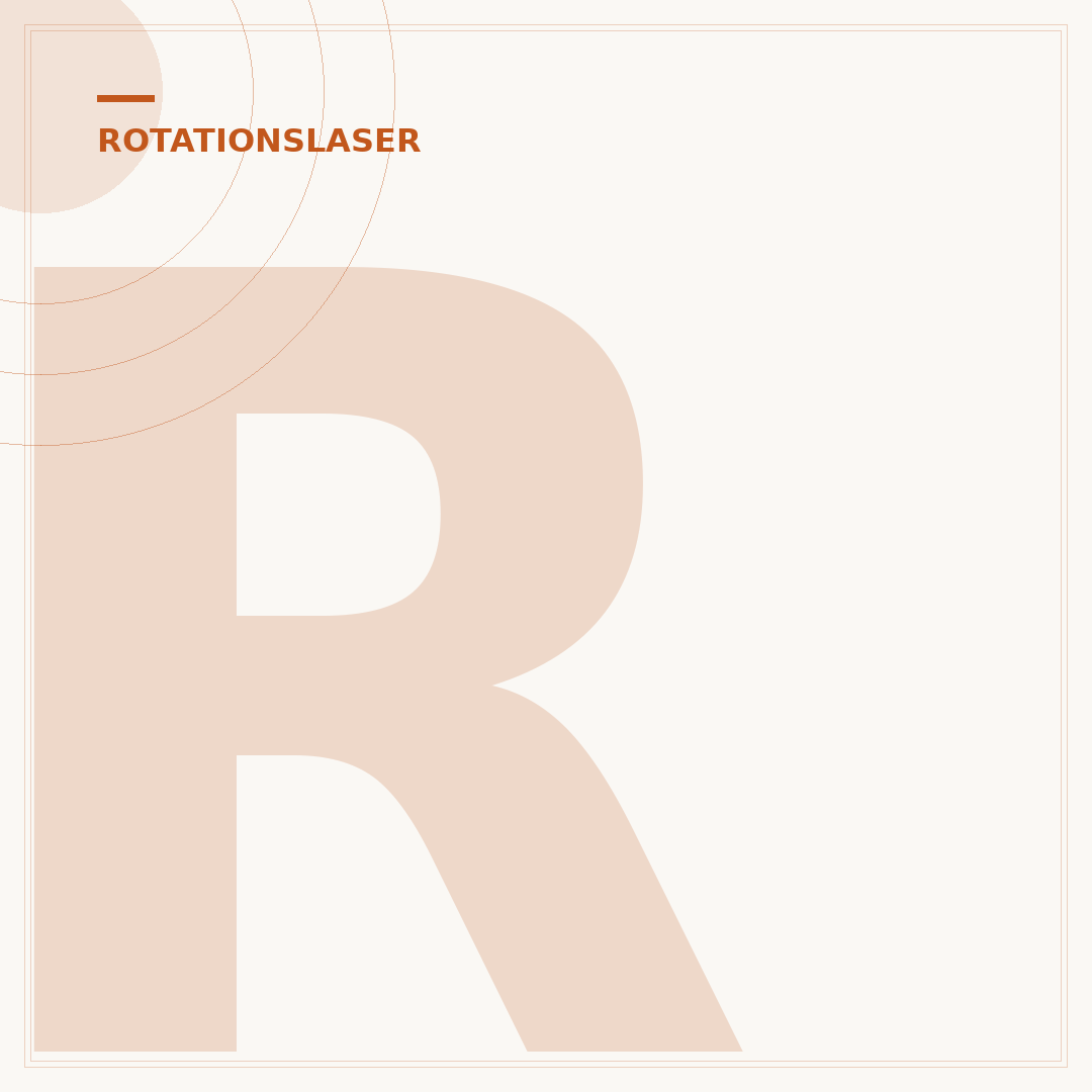 Rotationslaser-Stativ im Wind