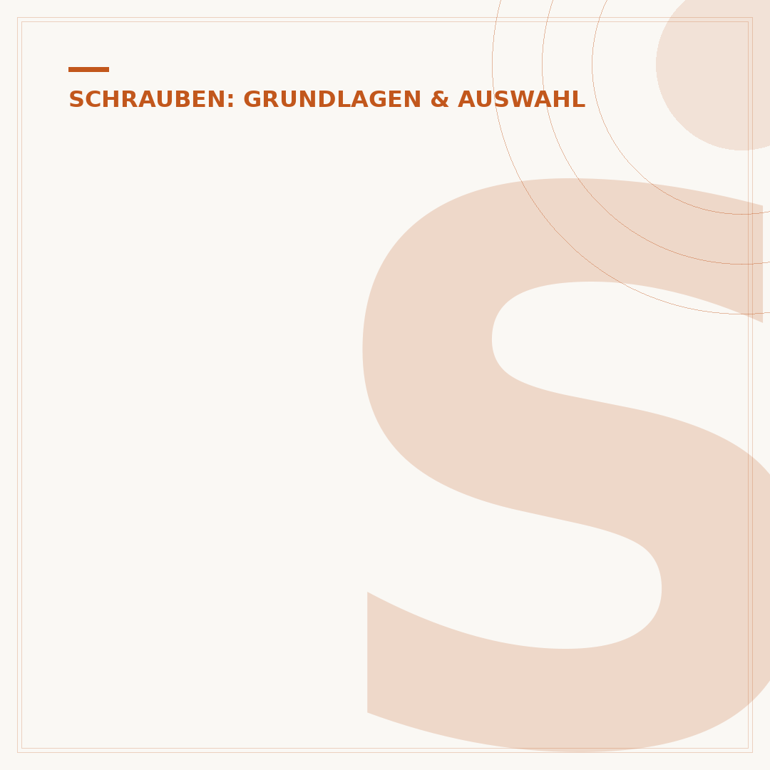 Schrauben 6x120: Material, Anwendung & Kaufberatung
