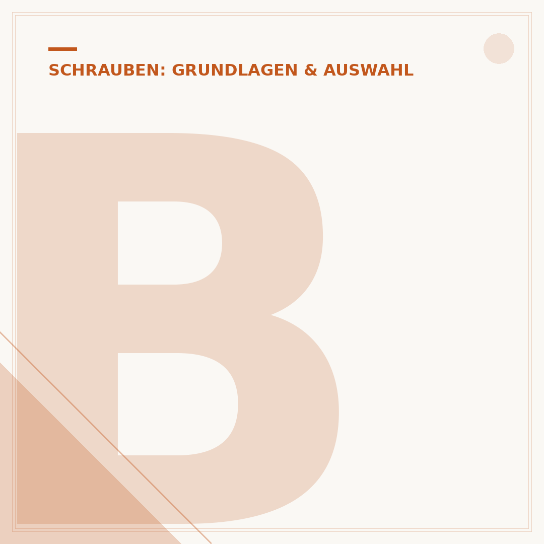 Beschädigtes Gewinde der Schrauben