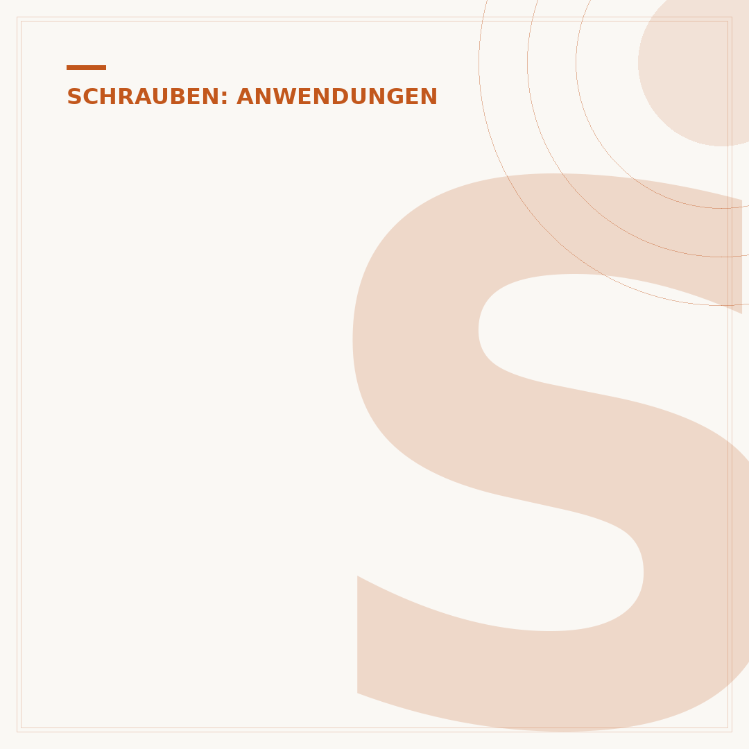 Schrauben für Holz: Auswahl, Anwendung und Spezialfälle