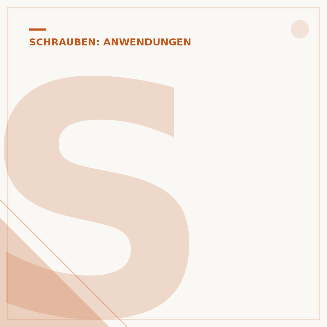 Schrauben für Kalotten: Auswahl und Montage