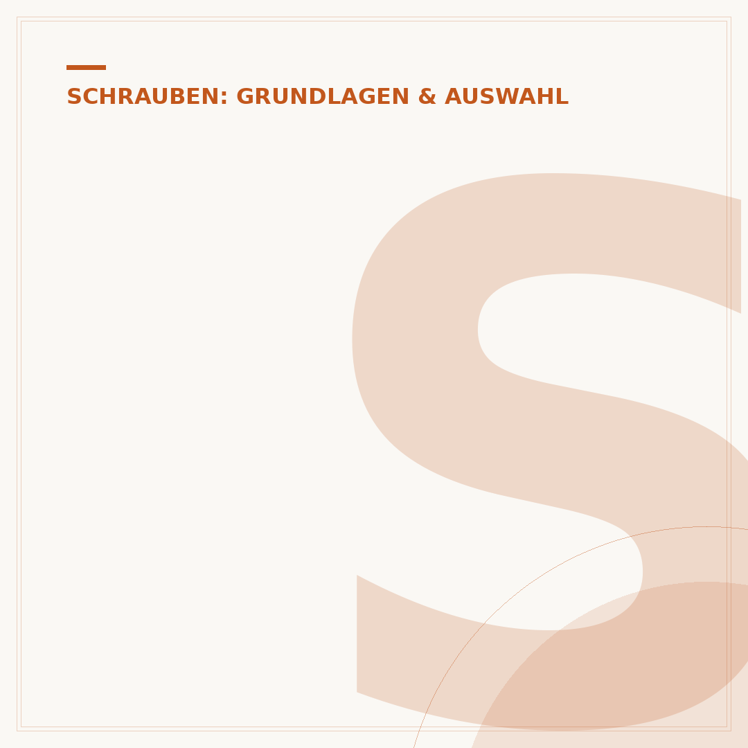 Schrauben klein: Materialien, Maße und Anwendungsgebiete