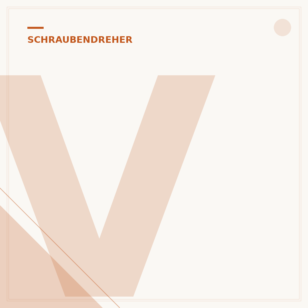 Verschlissene Schraubendreher-Spitze