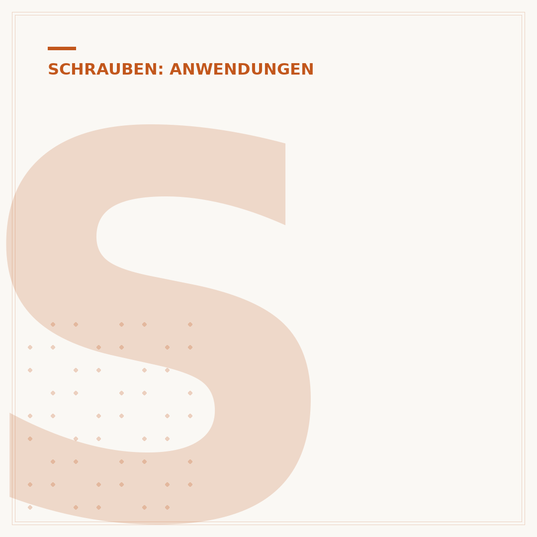 Schutzkappen für Schrauben