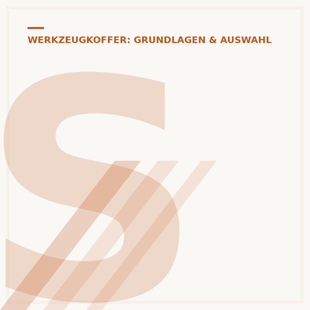 SHK Werkzeugkoffer: Auswahl, Ausstattung & Profi-Tipps