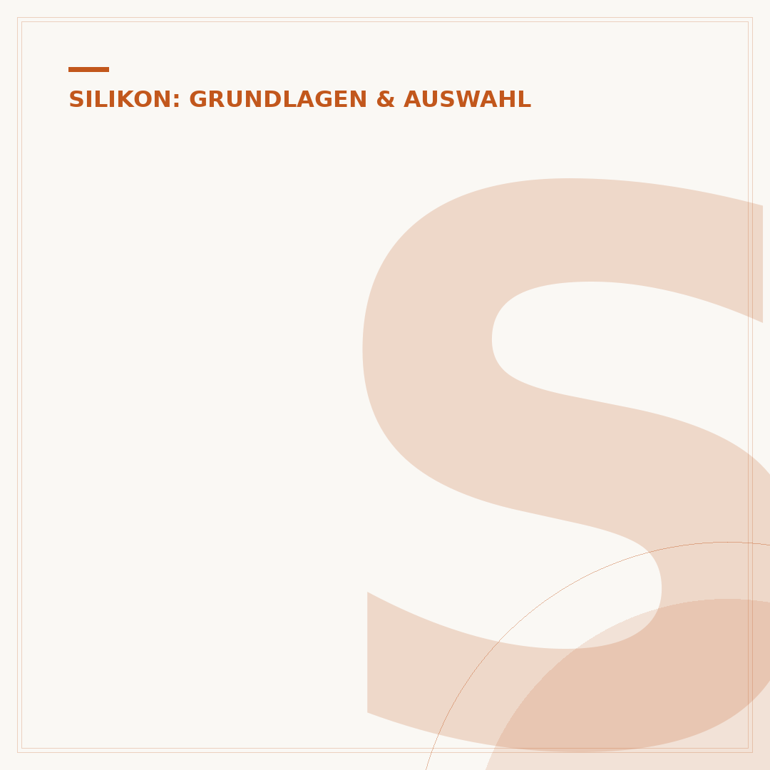 Silikon Kautschuk: Eigenschaften, Anwendungen und Auswahl