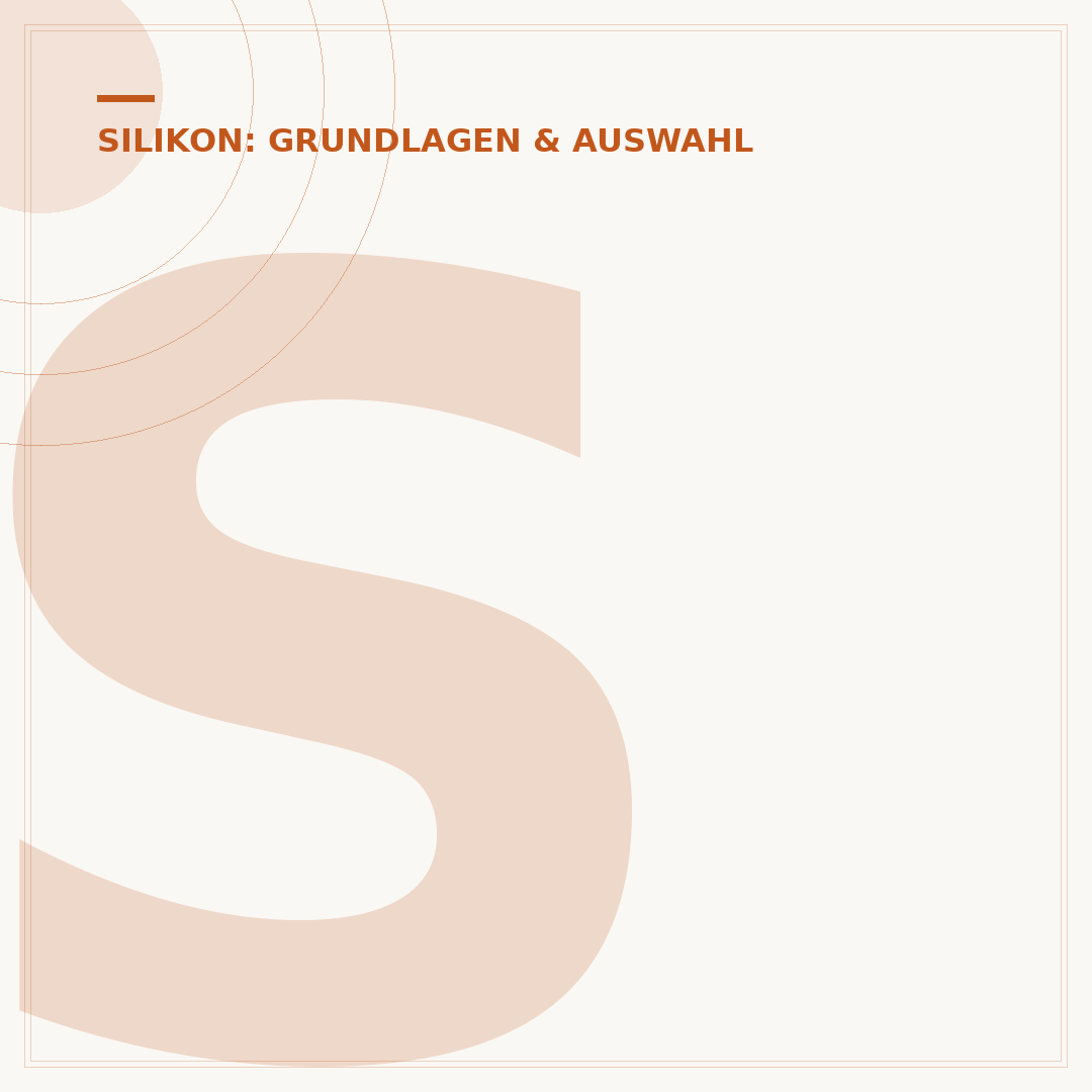 Silikon-Klebstoff: Eigenschaften und Typen
