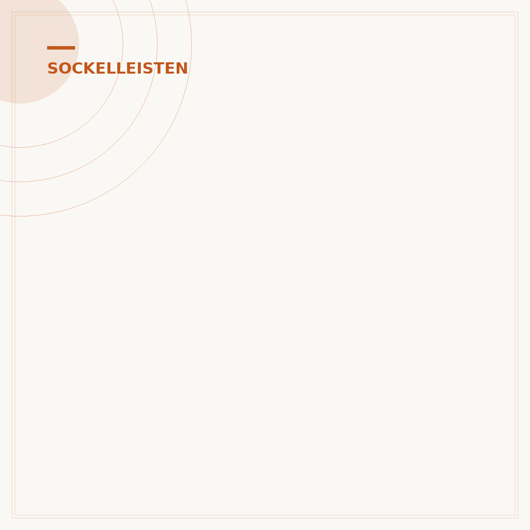 Übergangsstücke für Sockelleisten-Kabelkanäle