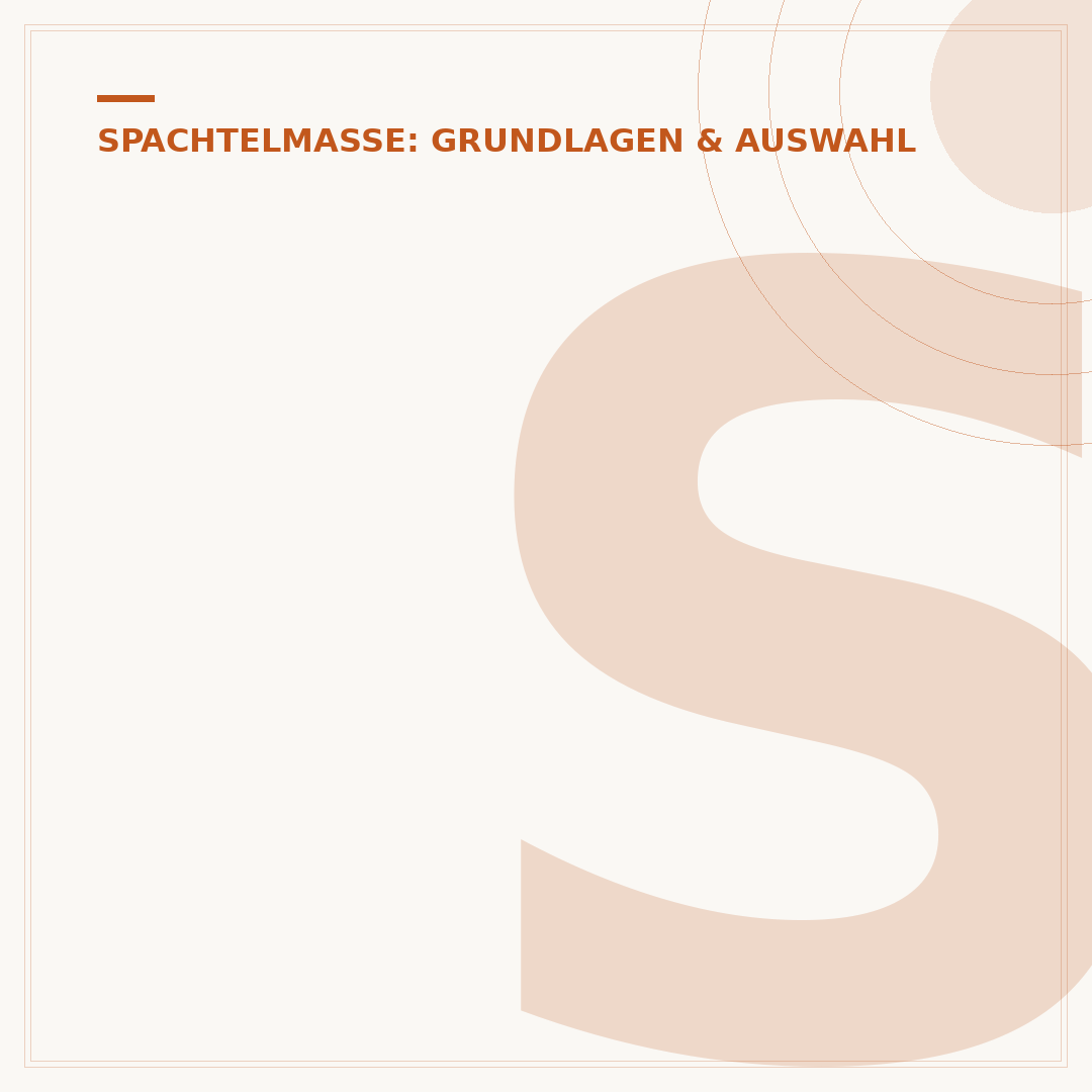 Spachtelmasse für Gipskartonplatten: Auswahl & Anwendung
