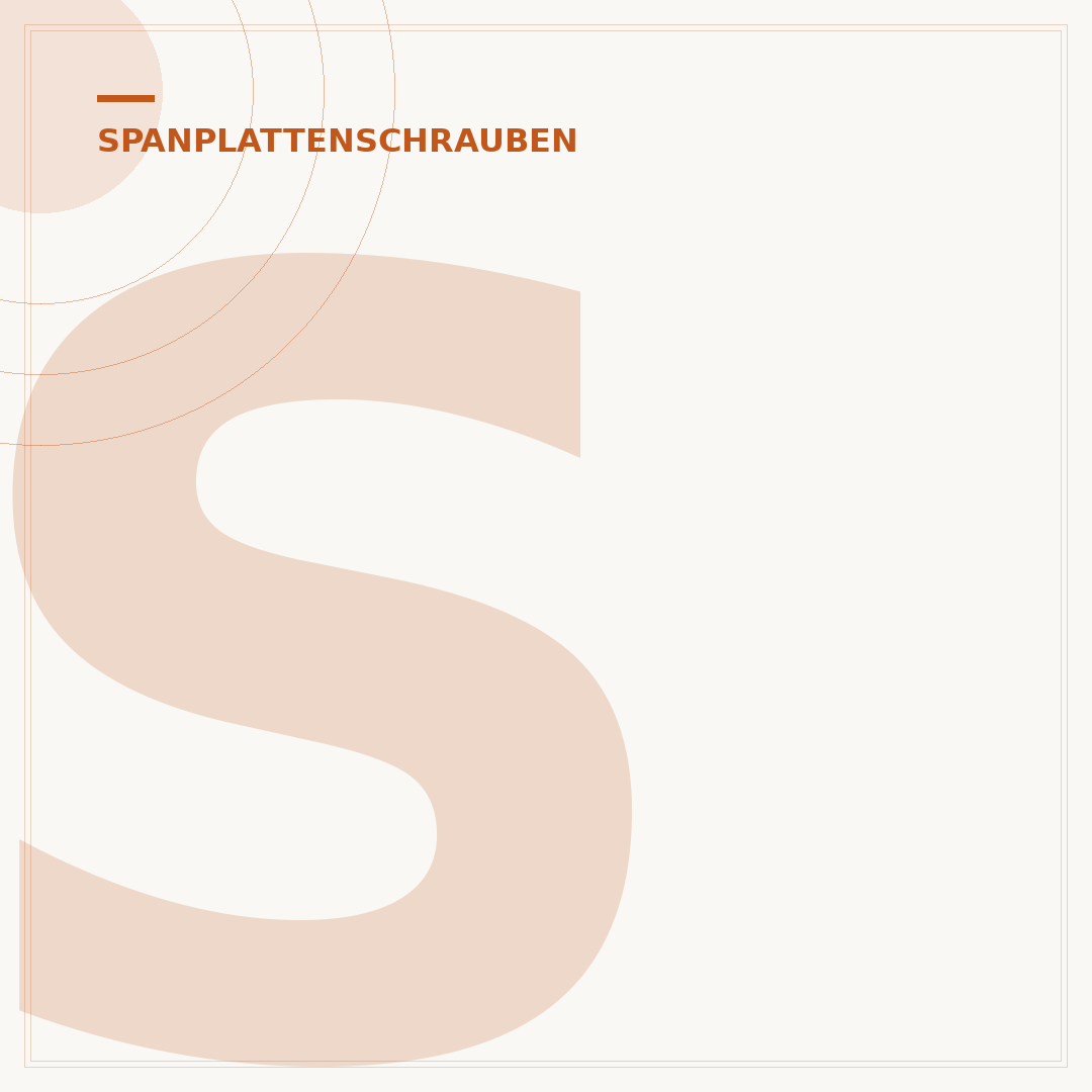 Spanplattenschrauben mit Rundkopf