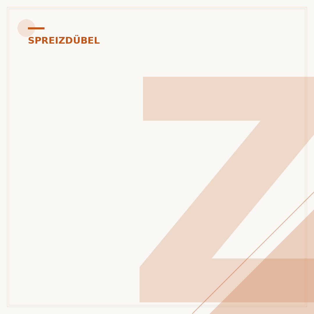 Zange für Spreizdübel