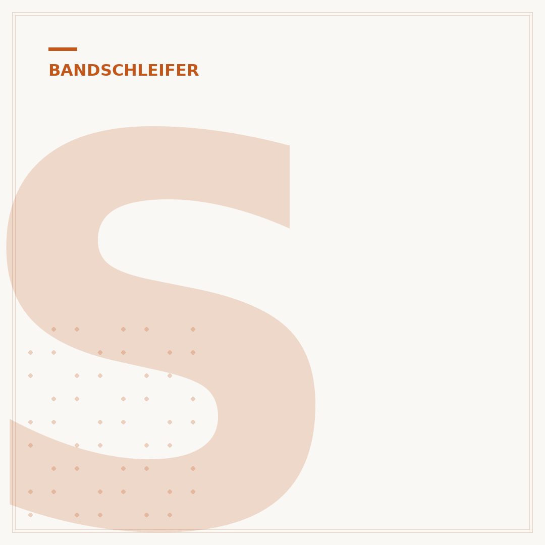 Stand Bandschleifer: Stationäre Schleifpower für Präzision