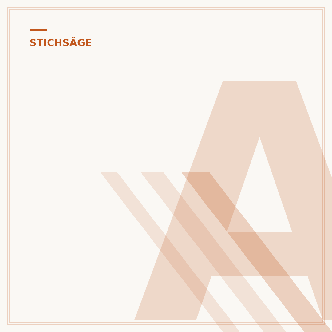 Anschlag für Stichsäge