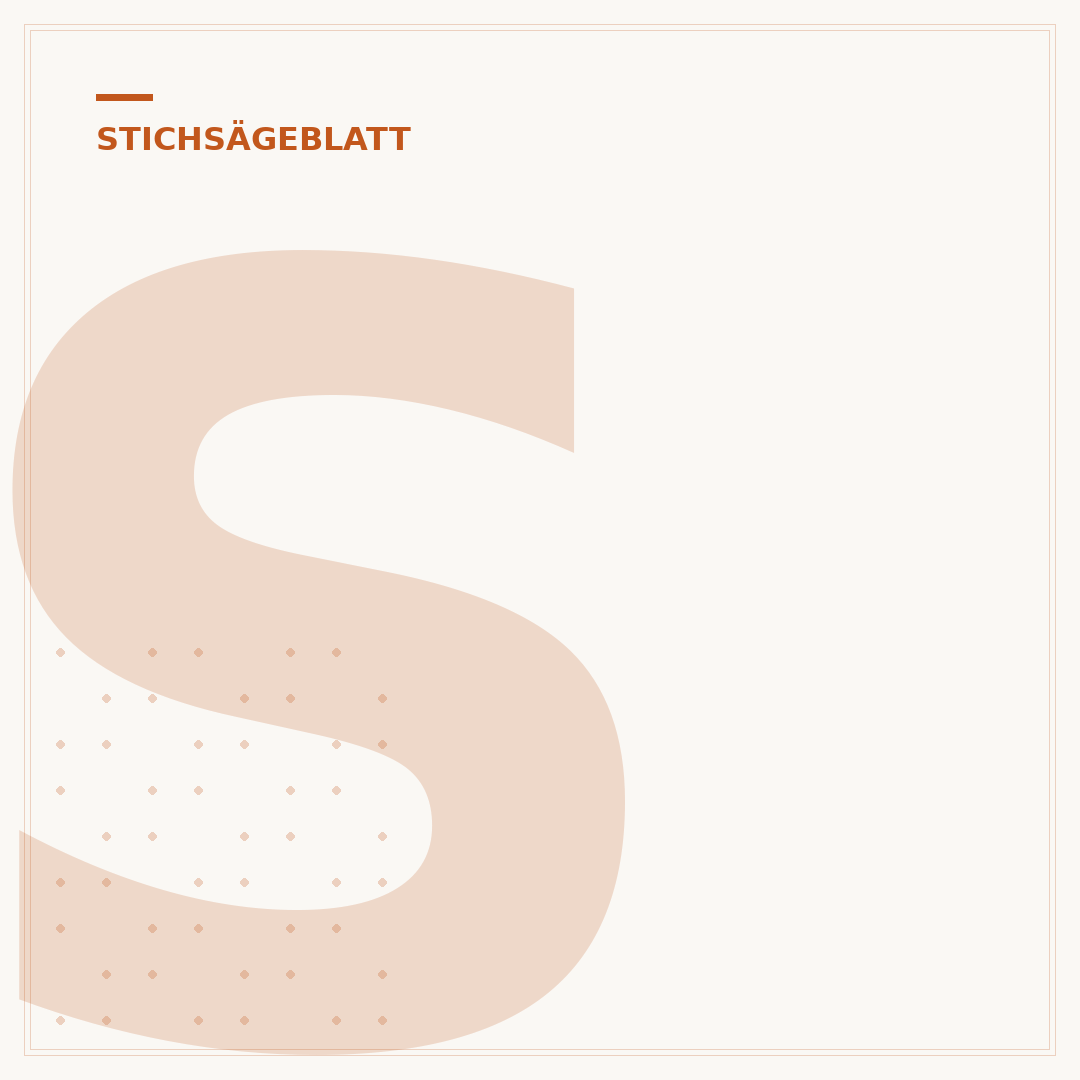 Stichsägeblatt für Stein